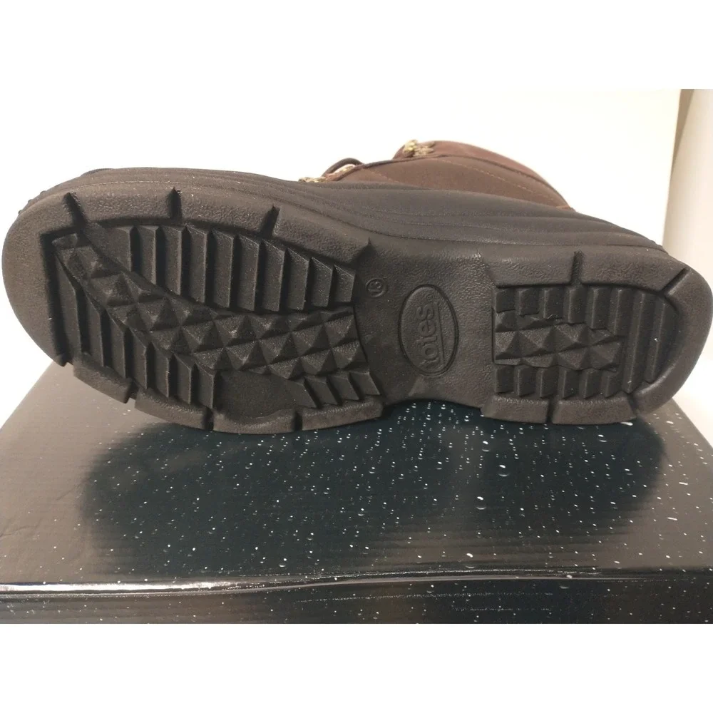 Totes Waterproof‎ Snow Boots Style Rockybrown Rated -10 New Mens 13